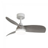 Ventilador de techo LED Borse Blanco+Gris CCT Dim (18W) 3