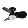 Ventilador de techo LED Mancado Negro CCT Dim (20W) 5