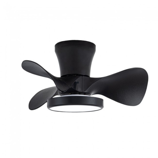 Ventilador de teto LED Merial Negro CCT Dim (20W) M 5