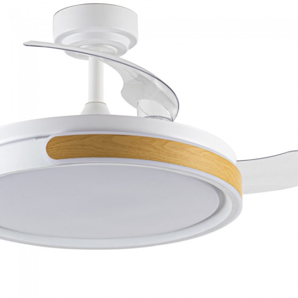 Ventilador LED aspas plegables Nemi CCT Dim (72W) M 5