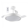 Ventilador LED aspas plegables Goan Blanco CCT Dim (72W) 2