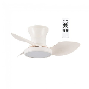 Ventilador de Teto Milfero Branco CCT Dim LED (20W) H