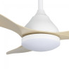 Ventilador de techo LED Cavil Blanco+Madera CCT Dim (20W) 5