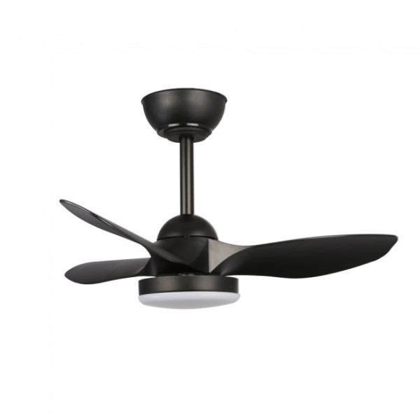 Ventilador LED Cavil Mini S Negro CCT Dim (20W) M 5