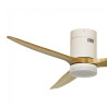 Ventilador de techo LED Won Blanco+Madera CCT (15W) 5