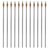 Flechas para arco composto padrão 12 pcs 30 0.8 cm fibra de vidro 2