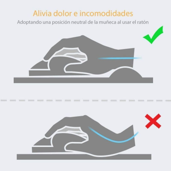 Alfombrilla ergonómica fellowes 9112101/ 25 x 20 x 235mm M 4