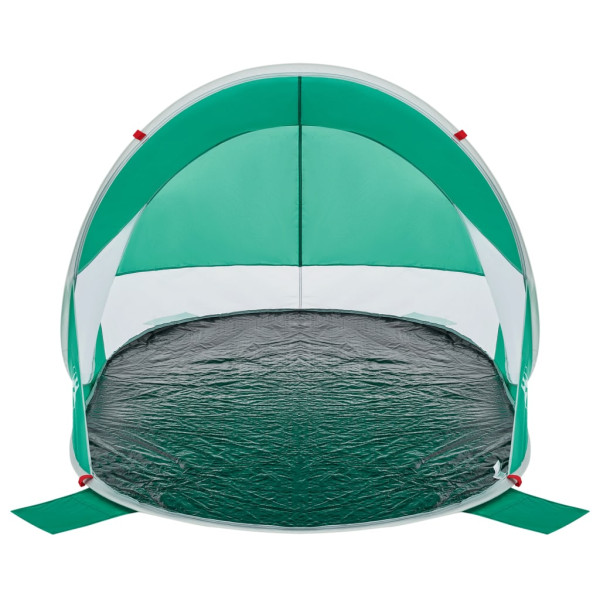 Tenda de praia 2 Pessoas pop-up impermeável verde mar M 5