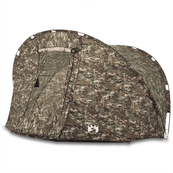 Tienda de pesca para 5 personas impermeable camuflaje M 2