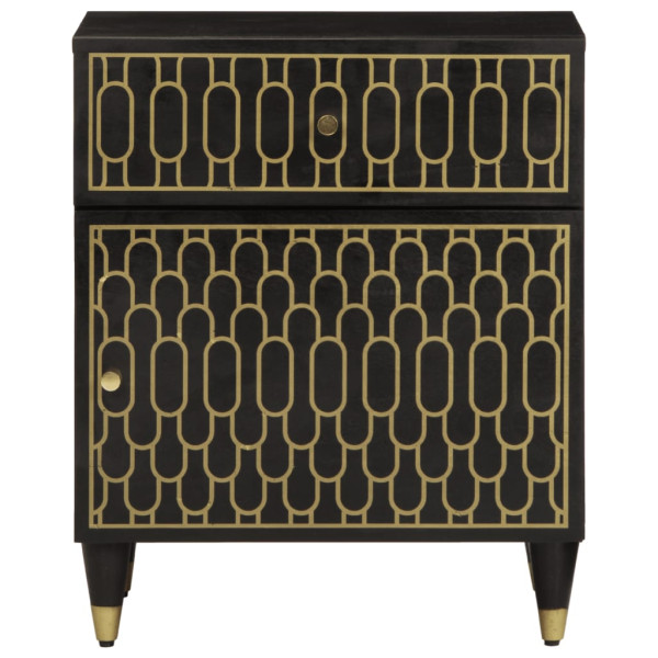 Mesa de cabeceira 50x33x60 cm madeira de mangueira maciça M 3