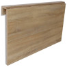 Mesa plegable de pared color roble 100x60 cm 2