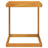 Mesa en forma de C madera maciza de acacia 42x40x50 cm 4