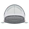 Tienda de playa 2 personas impermeable apertura rápida gris 5