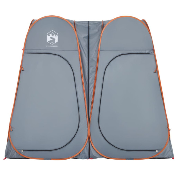Tienda de privacidad pop-up impermeable gris y naranja M 4