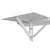 Mesa plegable de pared blanco 100x60 cm 4