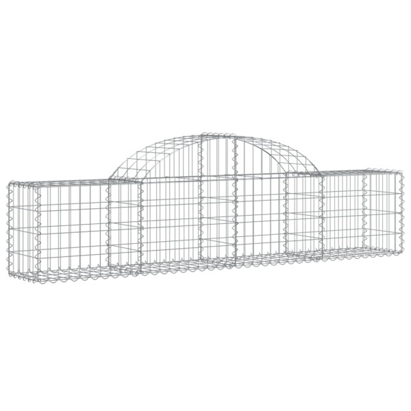 Cestos gabião arqueados 30pcs 200x30x40/60 cm ferro galvanizado M 3