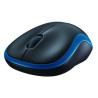 Ratón inalámbrico logitech m185 negro y azul - 910-002236 3