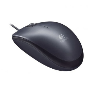 Ratón logitech m90/ hasta 1000 dpi/ gris v2 H
