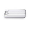 Bateria externa Universal Power Bank 10,000 mAh + Qi Wireless Charge (4 conexões) Branco 5