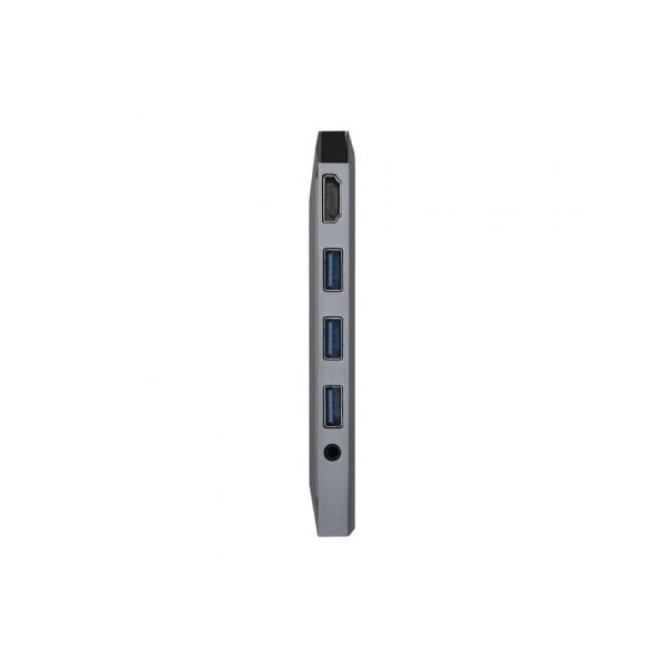 Docking usb tipo-c aisens asuc-9p001-gr/ 1xhdmi/ 3xusb/ 1xrj45/ 1xaudio/ 1xlector tarjetas / 1xusb tipo-c/ gris M 3