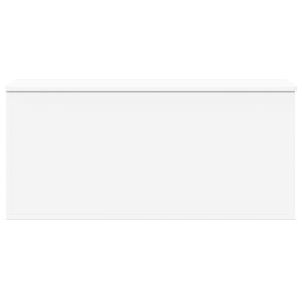 Caixa de arrumação 100x42x46 cm derivados de madeira branco M 4