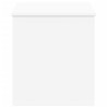 Caixa de arrumação 100x42x46 cm derivados de madeira branco 5