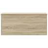 Caja de almacenaje madera ingeniería roble Sonoma 100x42x46 cm 4