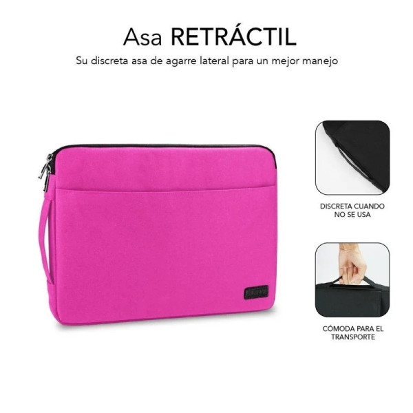 Funda Subblim Urban Sleeve para Portátiles hasta 14" rosa M 4