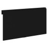 Mesa de pared plegable madera contrachapada negra 100x60x56 cm 5