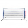 Conjunto rede de badminton com volantes 300 x 155 cm 5