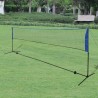 Conjunto rede de badminton com volantes 500 x 155 cm 1
