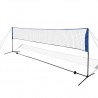Conjunto rede de badminton com volantes 500 x 155 cm 3