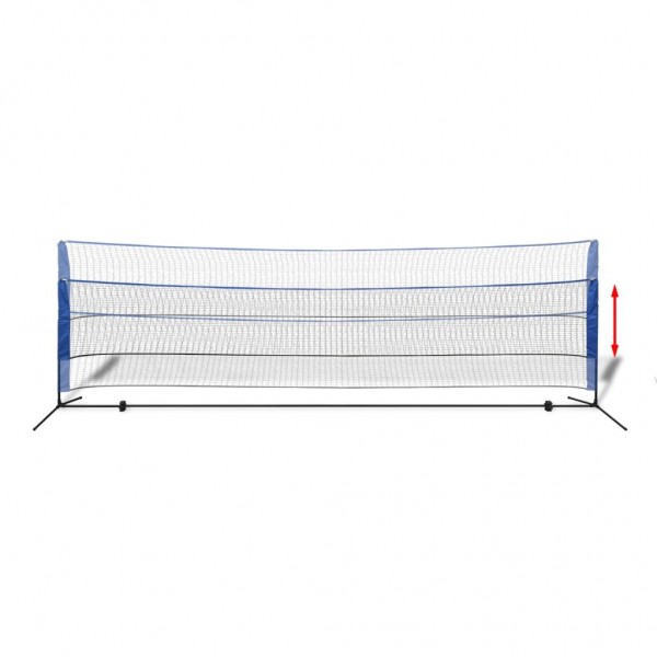 Conjunto rede de badminton com volantes 500 x 155 cm M 5