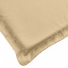 Cojín para banco de jardín tela beige melange 180x50x7 cm 5