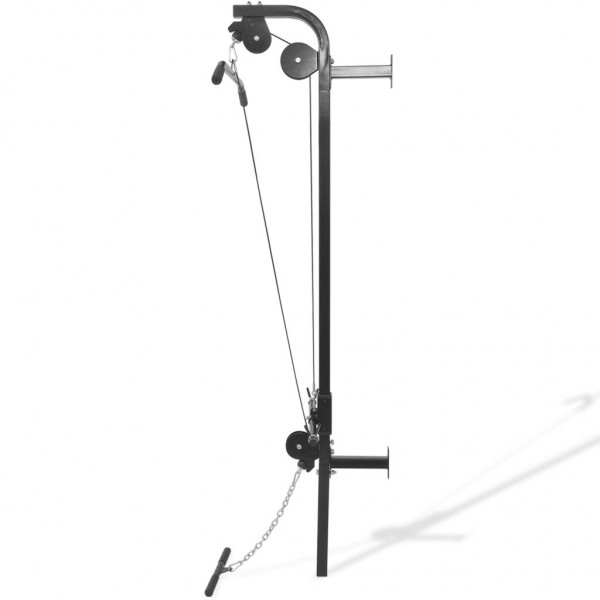 Gimnasio casero de pared con 2 poleas M 2