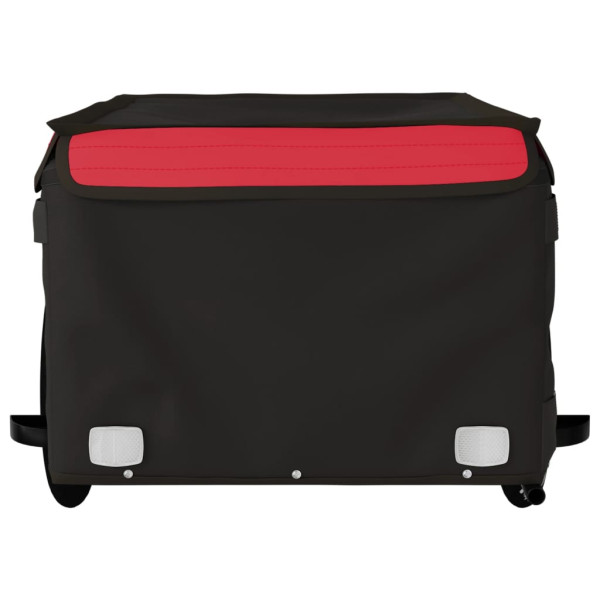 Reboque para bicicleta 45 kg ferro preto e vermelho M 5