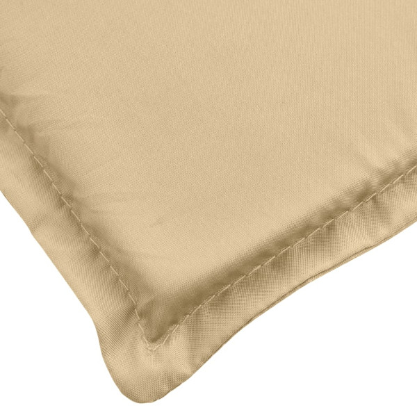Cojín para banco de jardín tela beige melange 150x50x7 cm M 5