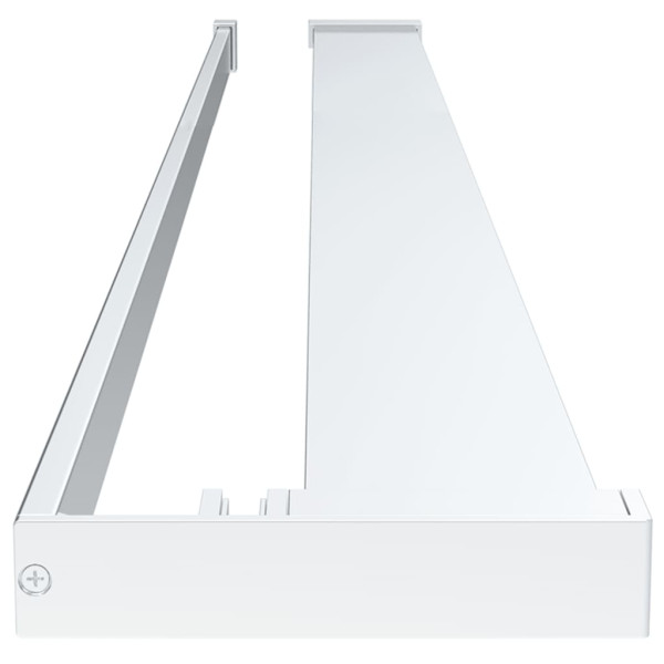 Estante de pared de ducha aluminio cromado 115 cm M 4