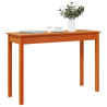 Mesa consola madera maciza de pino marrón cera 110x40x75 cm 4