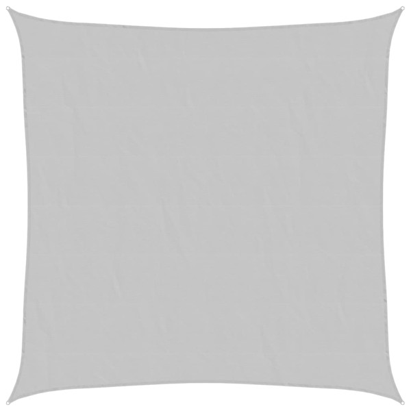 Para-sol estilo vela 2.5x2.5m oxford 100% poliéster cinza-claro M 2