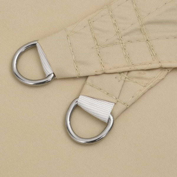 Toldo retráctil 100% poliéster oxford beige 2x2x2 m M 5