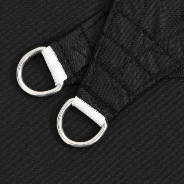 Para-sol estilo vela 7x5x5 m oxford 100% poliéster preto M 5