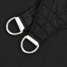 Toldo de vela poliéster oxford 100% negro 7x5x5 m 5