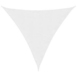 Para-sol estilo vela 2x2x2 m oxford 100% poliéster branco H