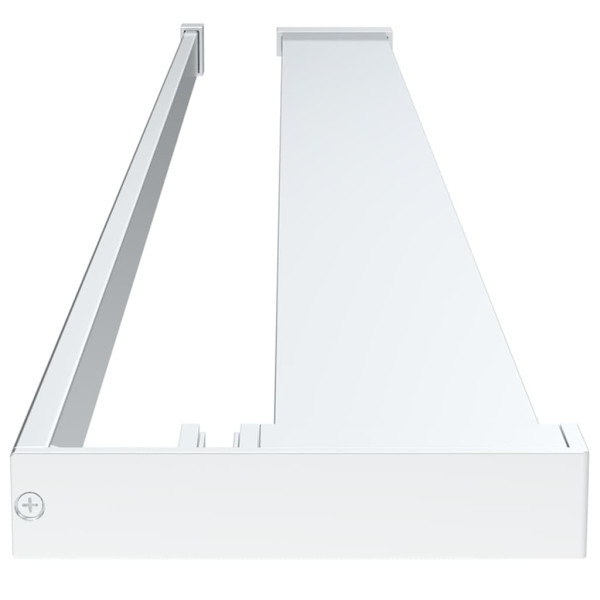 Estante de pared de ducha aluminio cromado 100 cm M 4