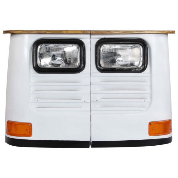 Aparador con forma de camión madera maciza de mango blanco M 5