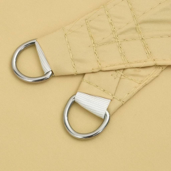 Toldo de vela poliéster oxford 100% arena 4.5x4.5 m M 5