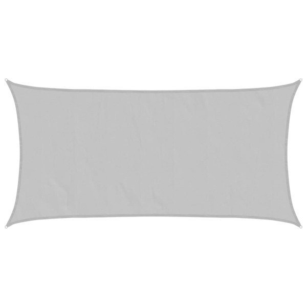 Toldo de vela poliéster oxford 100% gris claro 4x2 m M 2