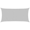 Toldo de vela poliéster oxford 100% gris claro 4x2 m 2