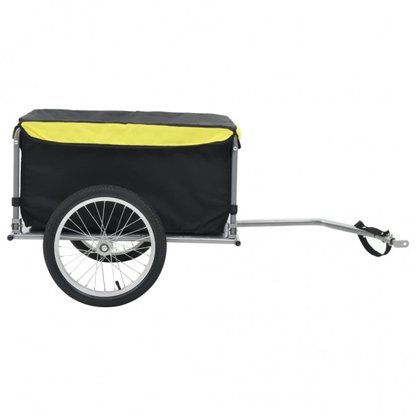 Remolque de carga para bicicletas negro y amarillo 65 kg M 2